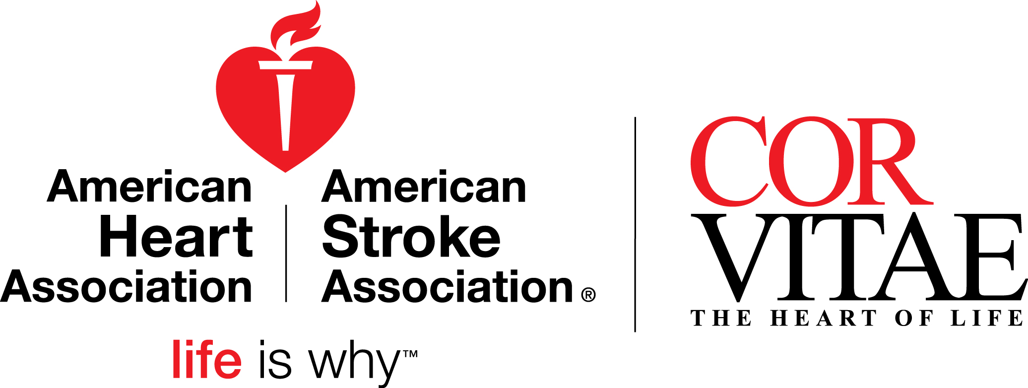 American Heart Association American Stroke Association Life is Why Cor Vitae The Heart of Life